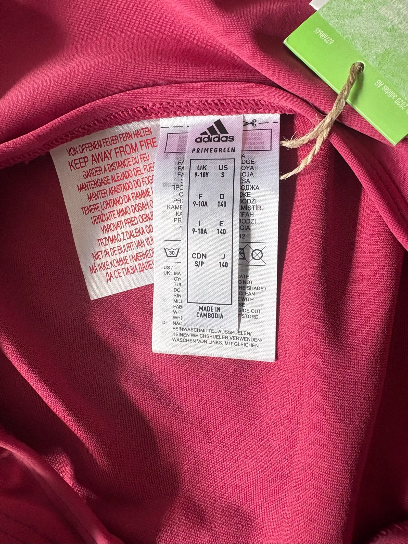 Biquíni adidas para meninas 9-10 anos 140 cm rosa fúcsia natação novo – photo 12